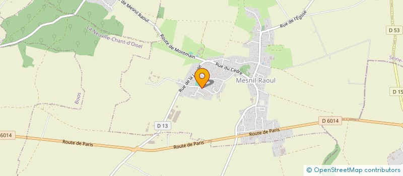 localisation de l'entreprise ROUEN PTITSERVICES  MESNIL-RAOUL