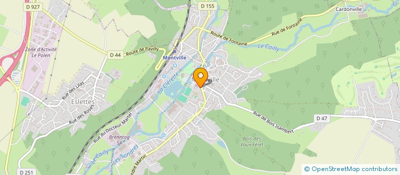 localisation de l'entreprise ROUEN REPAS SERVICES à MONTVILLE
