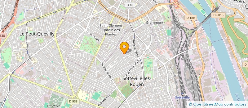 localisation de l'entreprise ROUEN REVETEMENT à SOTTEVILLE-LES-ROUEN