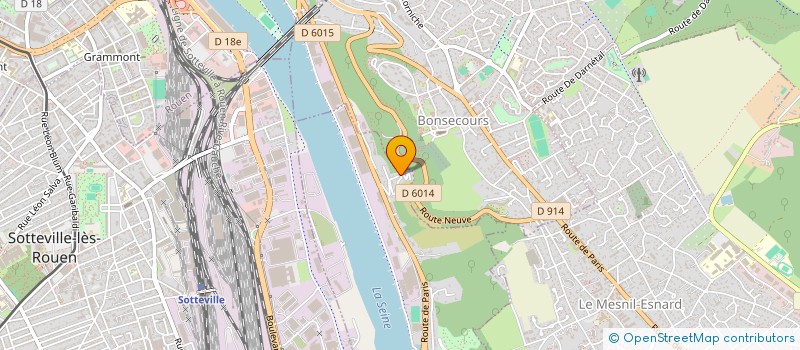 localisation de l'entreprise ROUEN REVETEMENTS  AMFREVILLE-LA-MI-VOIE