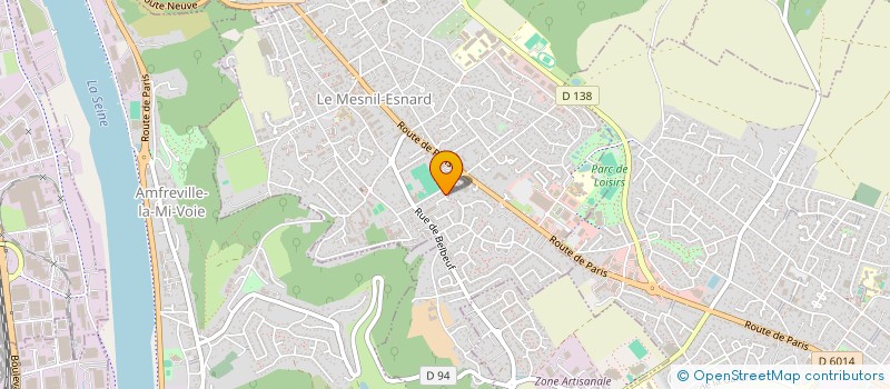 localisation de l'entreprise ROUEN ROLISTES  LE MESNIL-ESNARD