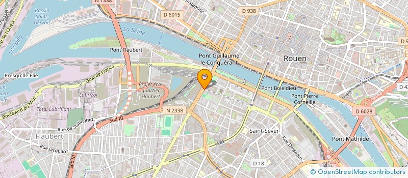 localisation de l'entreprise ROUEN ROLLER CLUB à ROUEN