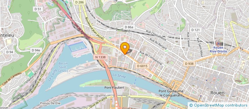 localisation de l'entreprise ROUEN SNOOKER  ROUEN