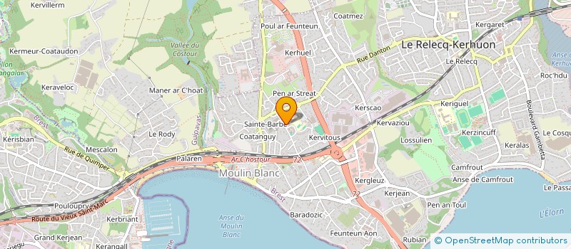 localisation de l'entreprise ROUEPROVOST  LE RELECQ-KERHUON