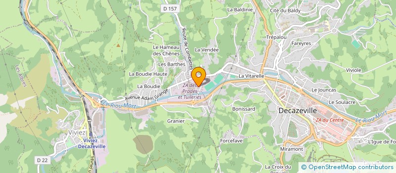 localisation de l'entreprise ROUERGUE BATI PIERRE  FIRMI