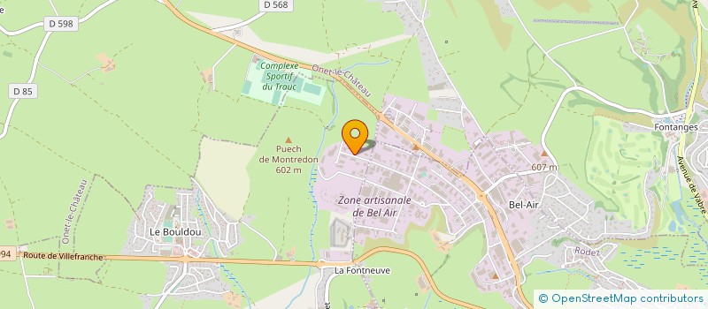 localisation de l'entreprise ROUERGUE CONSTRUCTIONS à DRUELLE BALSAC