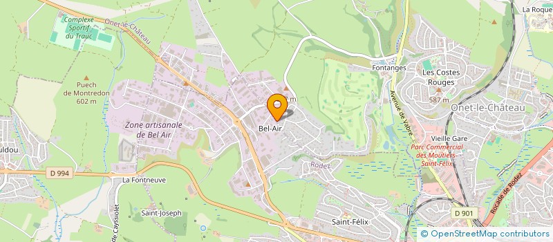 localisation de l'entreprise ROUERGUE LOCATION  RODEZ