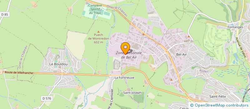 localisation de l'entreprise ROUERGUE MOTOCULTURE à RODEZ