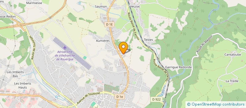 localisation de l'entreprise ROUERGUE QUERCY SPECIALITES à VILLEFRANCHE-DE-ROUERGUE