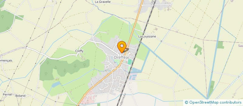 localisation de l'entreprise ROUES LIBRES CLUB  DREFFEAC