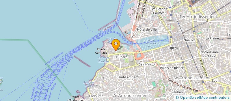 localisation de l'entreprise ROUESNEL à MARSEILLE
