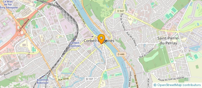 localisation de l'entreprise ROUEST OPTIC à CORBEIL-ESSONNES