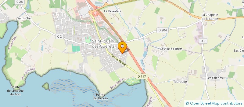 localisation de l'entreprise ROUF à SAINT-JOUAN-DES-GUERETS