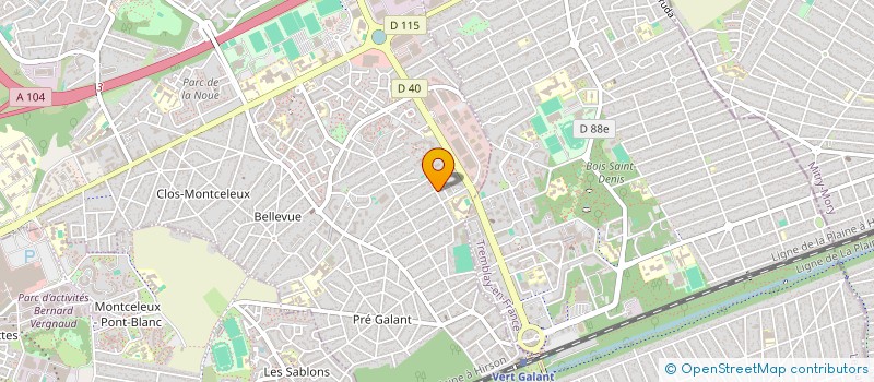 localisation de l'entreprise ROUFAPREST  VILLEPINTE