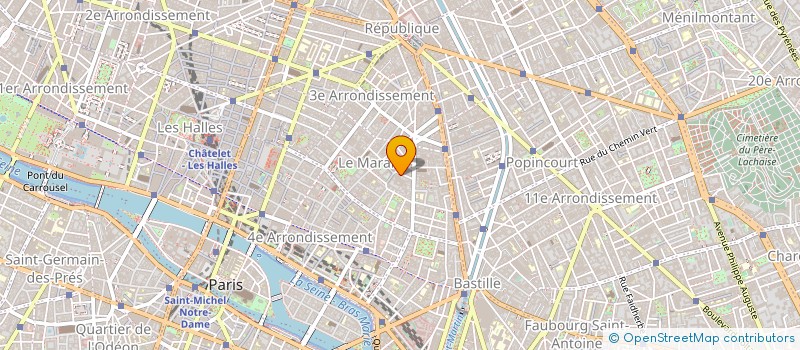 localisation de l'entreprise ROUFF CORNIER à PARIS