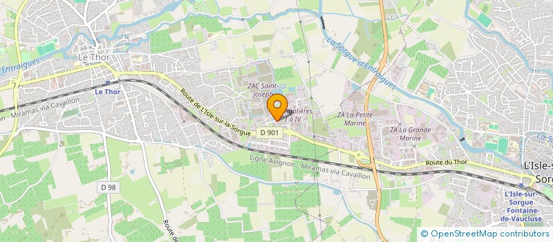 localisation de l'entreprise ROUFFE IMMO  LE THOR