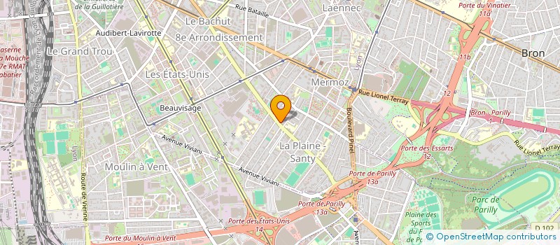 localisation de l'entreprise ROUFFIANGE CLAUDE à LYON