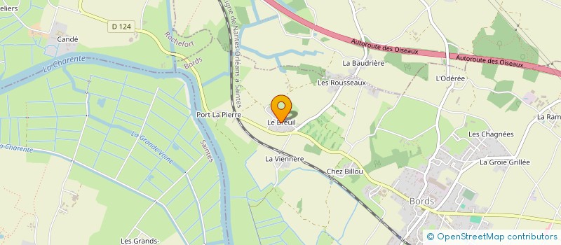 localisation de l'entreprise ROUFFIGNAC  BORDS