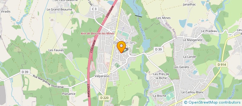 localisation de l'entreprise ROUFFIGNAC DELMAS à LIMOGES