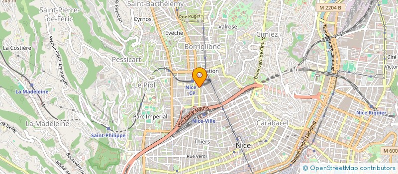 localisation de l'entreprise ROUFFIGNAC FLORIAN & MASQUELIER MICHEL  NICE