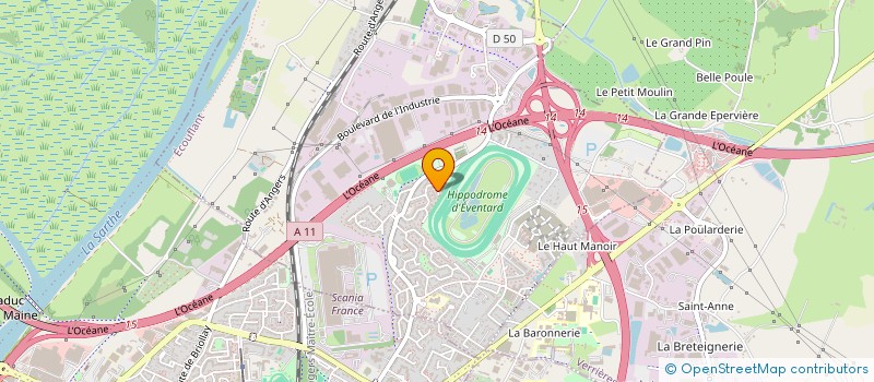 localisation de l'entreprise ROUG 49  ECOUFLANT