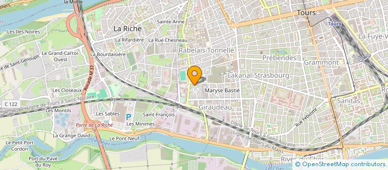 localisation de l'entreprise ROUGAILPEI37  TOURS