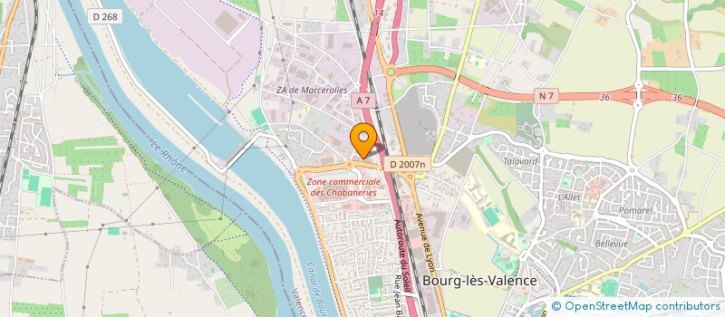 localisation de l'entreprise ROUGAY  BOURG-LES-VALENCE