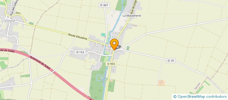 localisation de l'entreprise ROUGE à SENAN