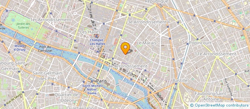 localisation de l'entreprise ROUGE  PARIS