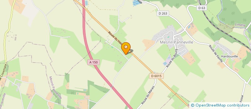 localisation de l'entreprise ROUGE  MESNIL-PANNEVILLE