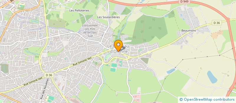 localisation de l'entreprise ROUGE à LES SABLES D'OLONNE
