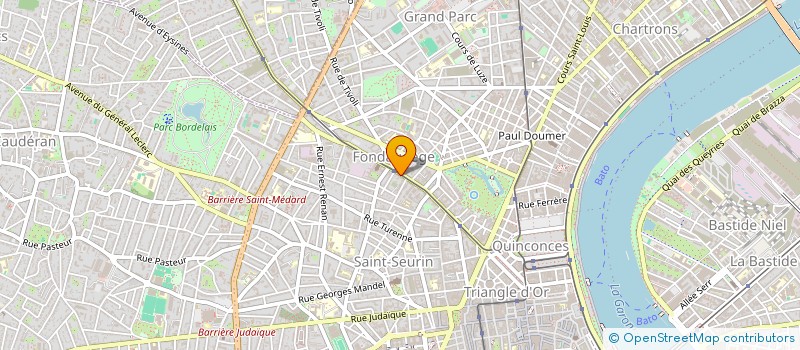 localisation de l'entreprise ROUGE A REVES  BORDEAUX