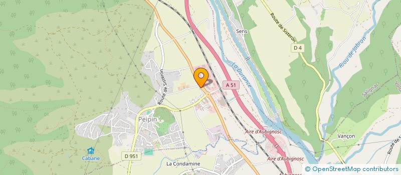 localisation de l'entreprise ROUGE / ALPES FEUX à PEIPIN