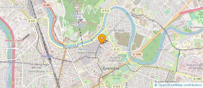 localisation de l'entreprise ROUGE ANIS à GRENOBLE