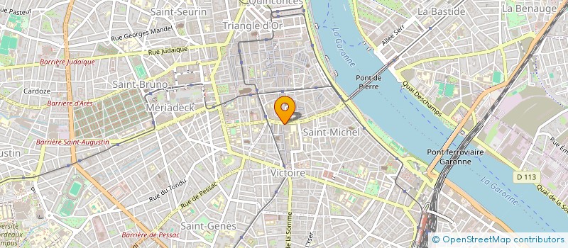 localisation de l'entreprise ROUGE BIS  BORDEAUX