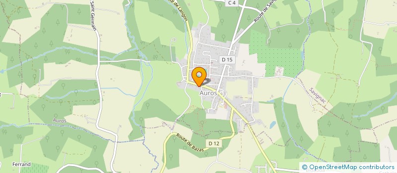 localisation de l'entreprise ROUGE BORDEAUX IN FRANCE  AUROS