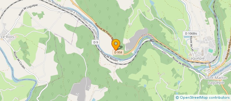 localisation de l'entreprise ROUGE CAILLOU  LAGUEPIE