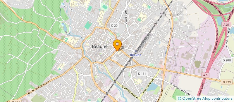 localisation de l'entreprise ROUGE CERISE à BEAUNE