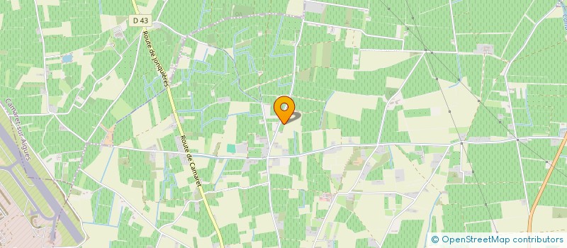 localisation de l'entreprise ROUGE CERISE  JONQUIERES