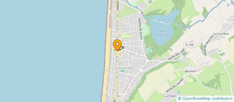 localisation de l'entreprise ROUGE CHRISTIAN ET ROUGE MARION VERONIQUE  JULLOUVILLE