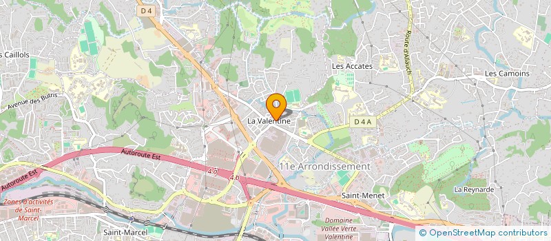 localisation de l'entreprise ROUGE CHROMA à MARSEILLE