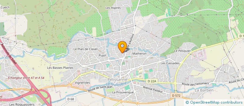 localisation de l'entreprise ROUGE & CIE IMMOBILIER  PELISSANNE