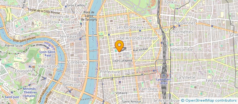 localisation de l'entreprise ROUGE DAUPHINES  LYON