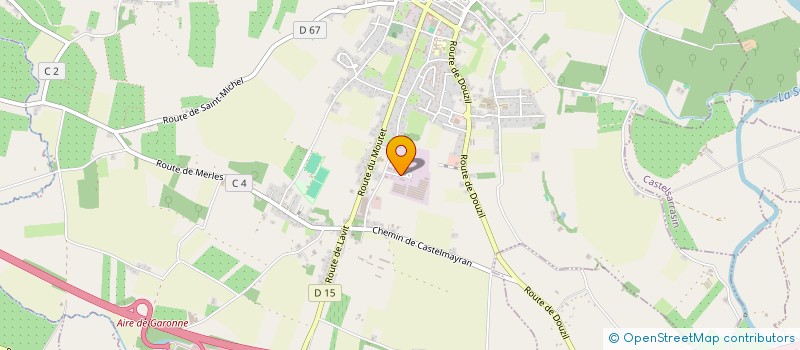 localisation de l'entreprise ROUGE EST  SAINT-NICOLAS-DE-LA-GRAVE