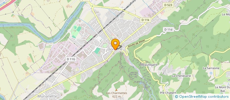 localisation de l'entreprise ROUGE ET BLANC  DOMENE