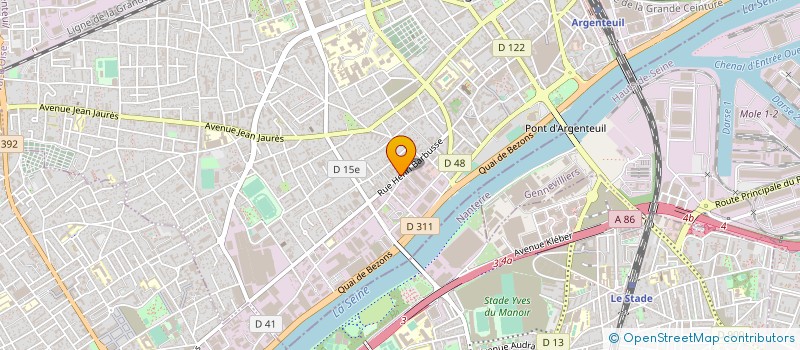 localisation de l'entreprise ROUGE ET NOIR RENOVATION à ARGENTEUIL