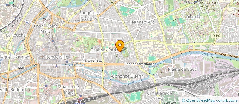 localisation de l'entreprise ROUGE FRAGRANGE à RENNES