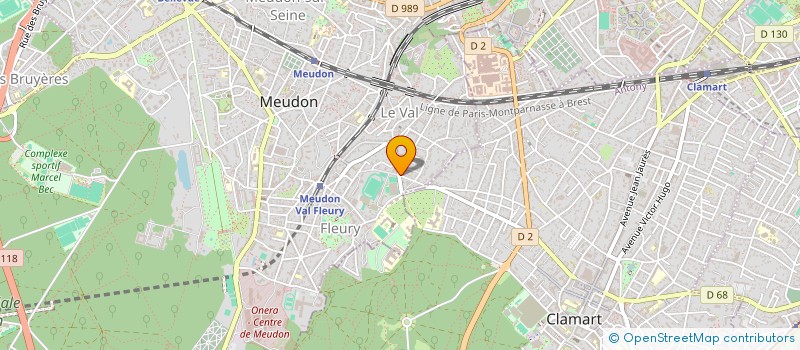 localisation de l'entreprise ROUGE LISBONNE à MEUDON