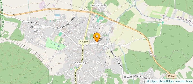 localisation de l'entreprise ROUGE MARINE  VIARMES