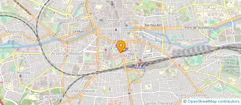 localisation de l'entreprise ROUGE MARKETING FRANCE à LE BOUSCAT